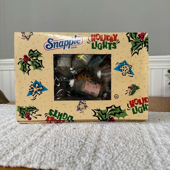 Vintage Snapple Holiday Lights - Picture 4 of 5